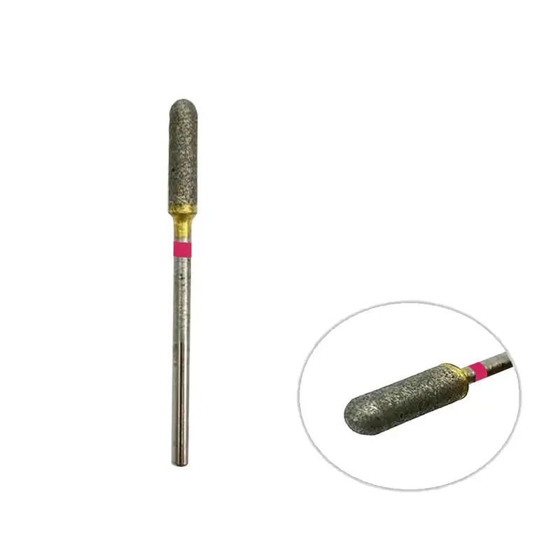 0.37 Cm Diamond Burr – Fine-Grain Rounded Cylinder 1