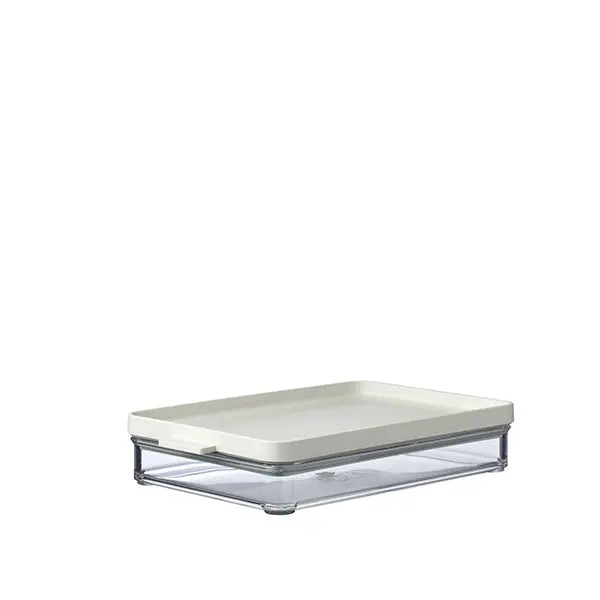 0.5L Refrigerator-Safe Plastic Storage Box – White Mepal Fresh Container 1