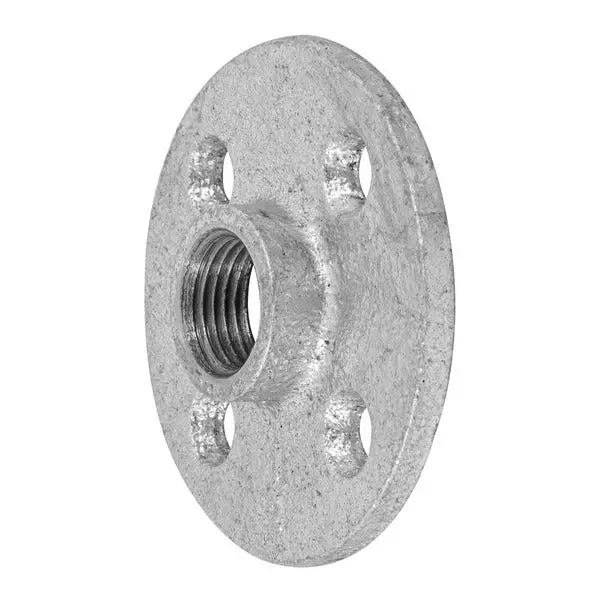 1/2-Inch Galvanized Iron Wash Plate, Flat Mounting Disc 1