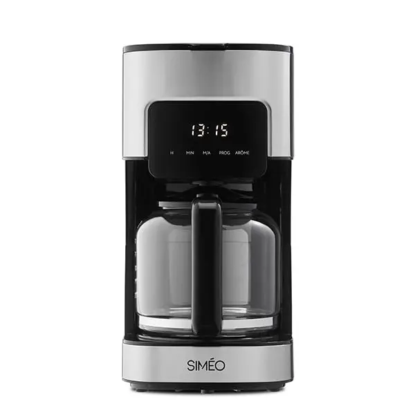 1.5-Litre Programmable Electric Drip Coffee Maker – 900W By Simeo 1