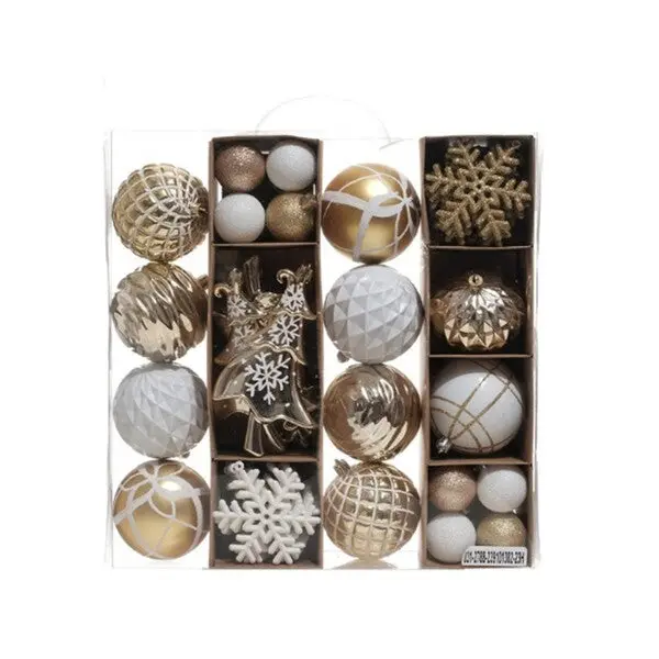 10 × 8 Cm Festive Ball Ornaments – Style Variant A 831-2788-239101382-23H 1