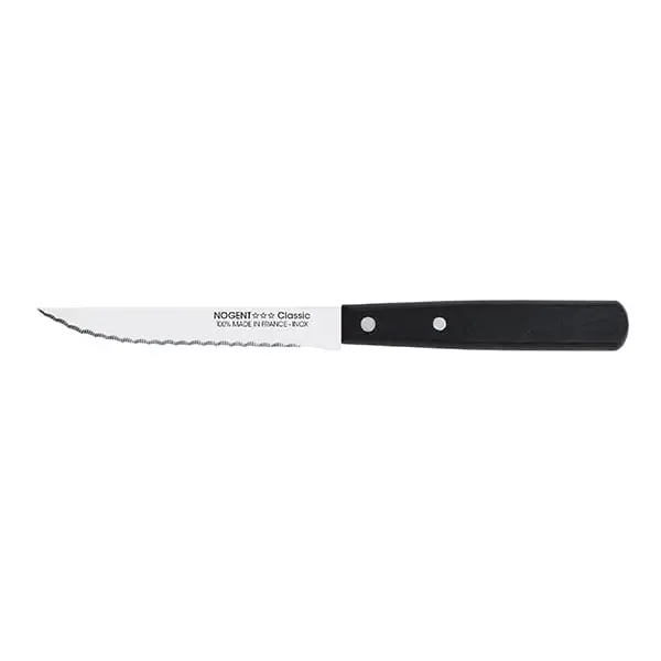 11 Cm Black Steak Knife – Ergonomic Handle, Nogent 1