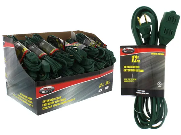 12-Foot 16 Awg Two-Core Extension Cable – Industrial Grade 972-90110924 1