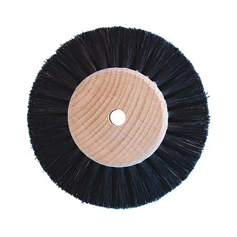 12-Piece Polishing Brush Set – 4-Ring, 80 Mm Wooden-Shaft Brushes For Metal & Resin 1
