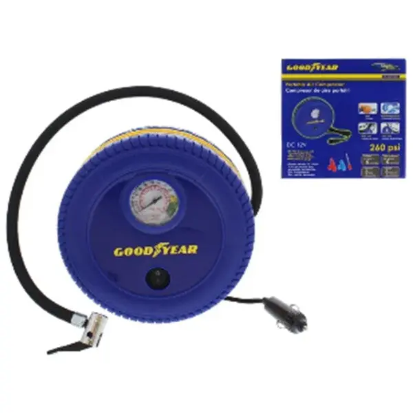 12-Volt Portable Air Compressor – High-Output Tire Inflation (991-90139982) 1