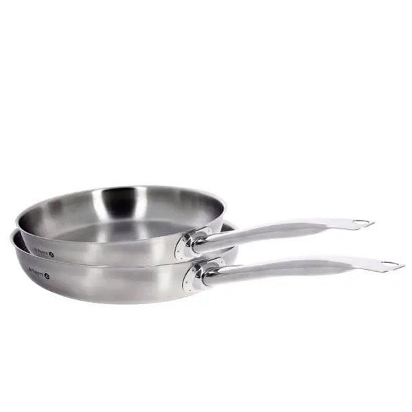 2-Piece All-Stainless Frying Pan Set (24 Cm & 28 Cm) – Prim'Appety By De Buyer 1