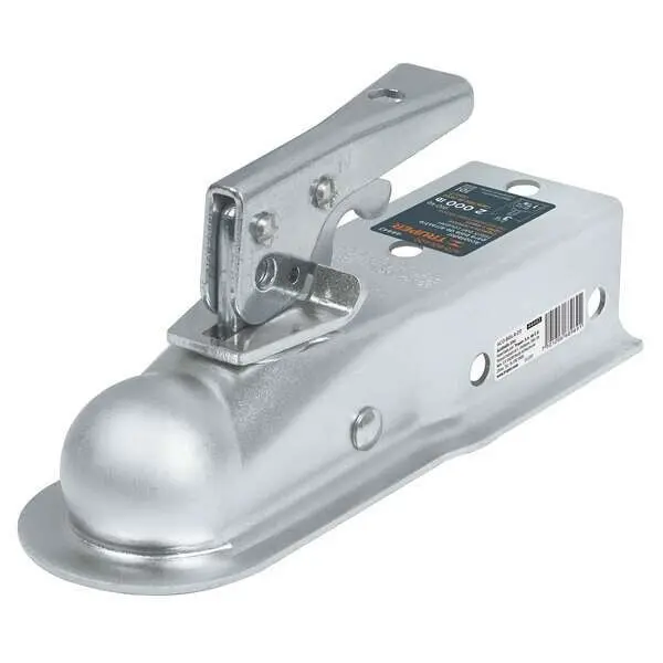 2000 Lb Ball Hitch Coupler – Heavy-Duty Trailer Attachment (T44443) 1