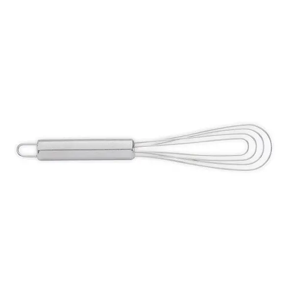 22 Cm Flat Whisk – Heavy-Duty Stainless Steel By Mathon 1