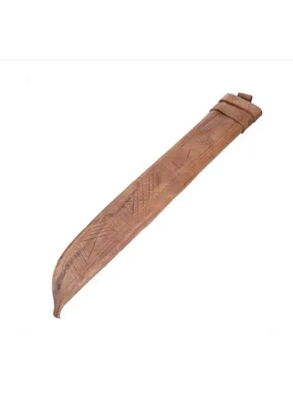 22-Inch Leather Machete Sheath Baton 1