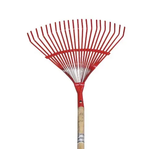 22-Tooth Steel Garden Rake – Durable Handle Included 1