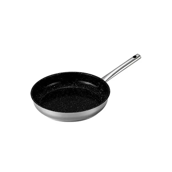 24 Cm Ceramic-Coated Stainless Steel Frying Pan – Kitchenpro 1