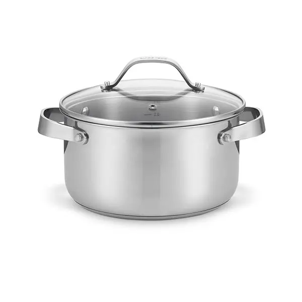 24 Cm Stainless Steel Dutch Oven With Lid – Cicla Series, 5.2 L, Beka 1
