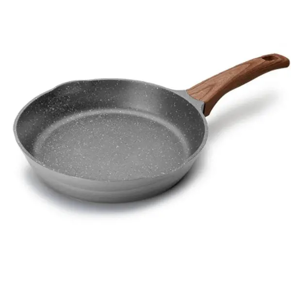 24 Cm Stilo Frying Pan With Wood-Effect Handle – Lacor 1