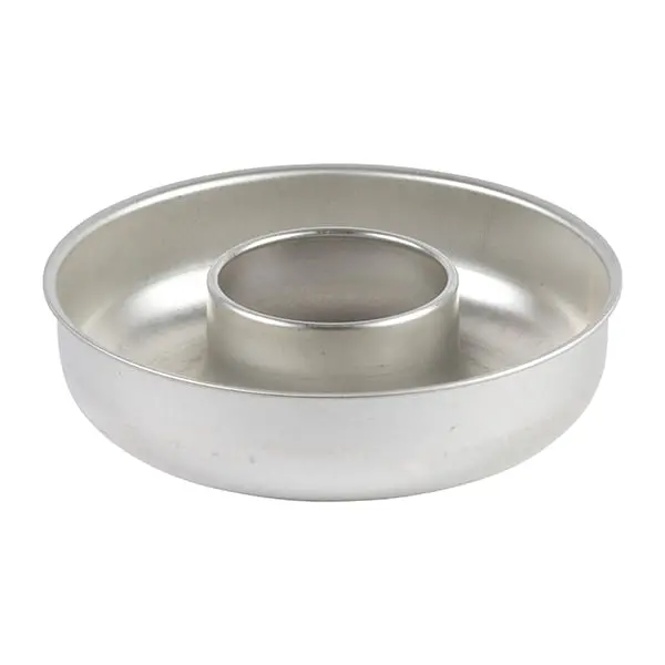 24 Cm Tin-Plated Savarin Mold By Gobel 1