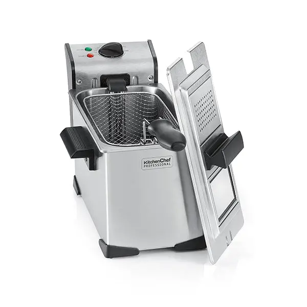 3.5-Liter 2000-Watt Stainless Steel Deep Fryer By Kitchen Chef Professional 1