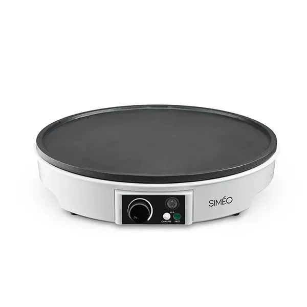 30 Cm 1000W Electric Crepe Maker – White By Simeo 1