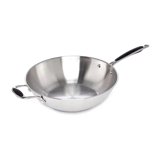 30 Cm All-Stainless Wok – Mathon Excell'Inox Series 1