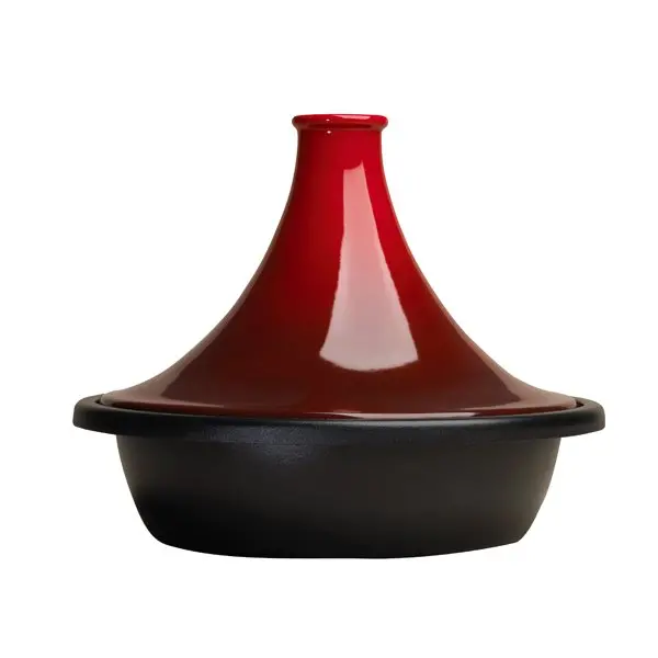 31 Cm Cherry-Colored Cast Iron Tajine By Le Creuset 1