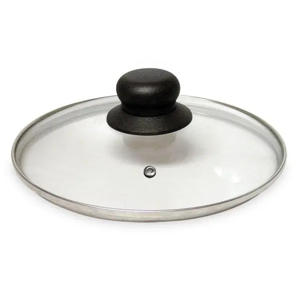 32 Cm Stainless Steel-Rimmed Glass Lid – Baumalu Universal Cover 1