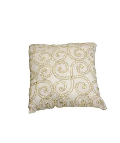 35.5 Cm Gold-Tone Decorative Cushion, Model 831-Xmtx254-985-22H 1