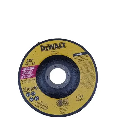 4.5-Inch Metal Grinding Disc – 0.45" Thickness, 7/8" Arbor, Dw8424 Compatible 1
