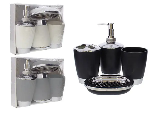 4-Piece Bath Set – 18 X 22 X 4.5 Cm Towel & Organizer Bundle – Model 734-35841 1