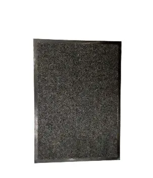40–60 Cm Rubber-And-Nylon Solid-Color Doormat – Gray 1