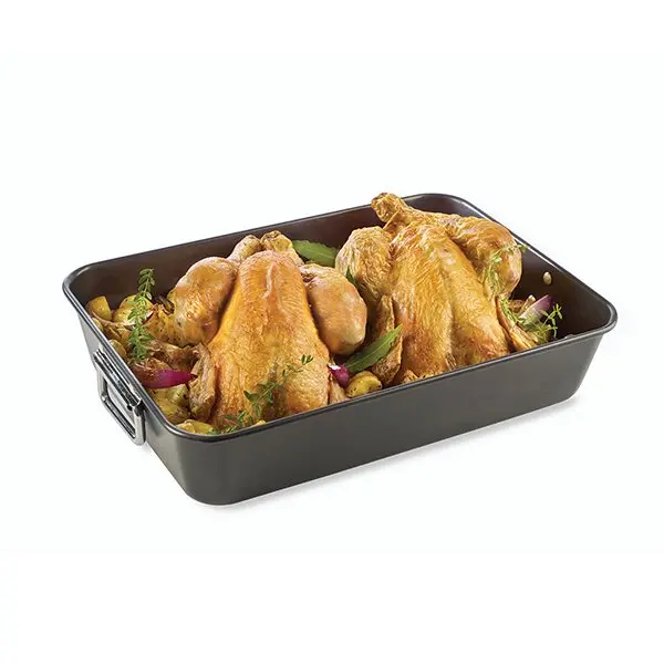 40 Cm Enameled Steel Oven Tray By Baumalu 1
