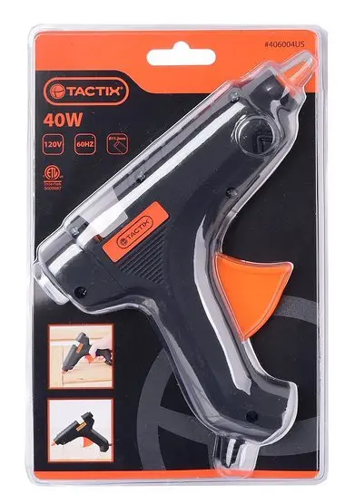 40W Corded Silicone Caulking Gun – Ergonomic Tactix Trigger-Action Dispenser (Model 406004Us) 1