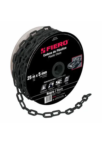 5 Mm Black Plastic Toilet Chain – Fiero Brand, Model 44170 1
