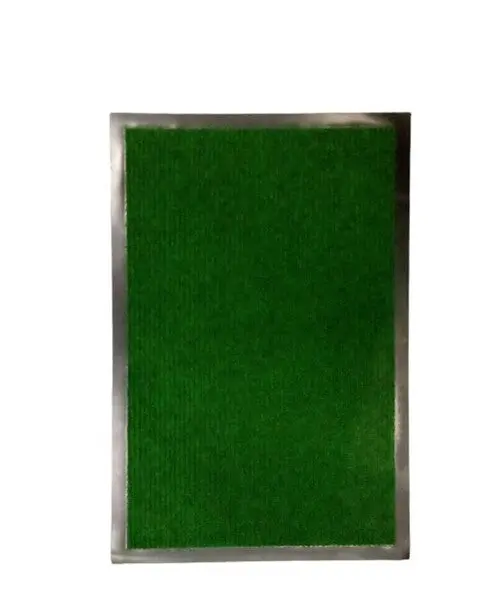 50–70 Cm Rubber-And-Nylon Solid-Color Doormat – Green 1