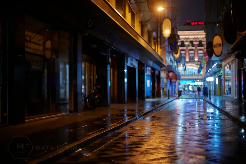 50Mm Degraves Street Photography Canvas 1