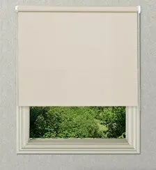 60 × 60 In Cream Blackout Roller Blind 1