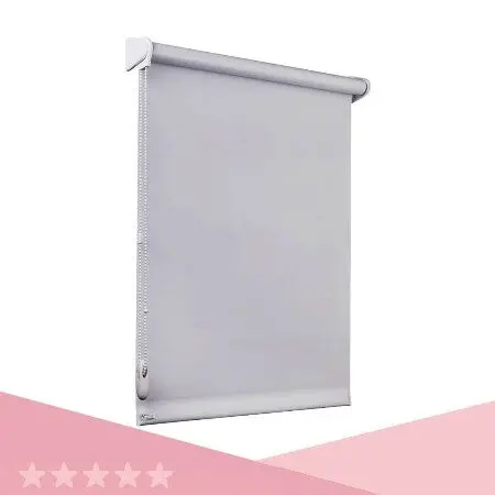 60 × 60 In Gray Blackout Roller Blind 1