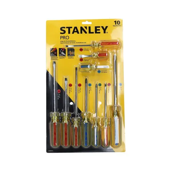 69-172 Professional 10-Piece Screwdriver Set – Magnetic Tips & Ergonomic Handles 1