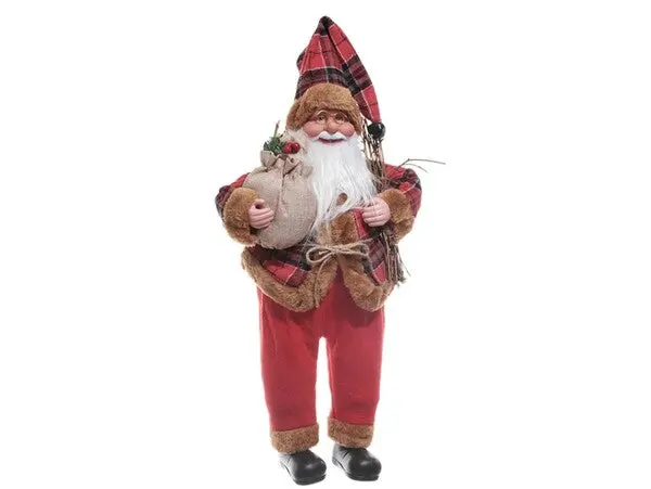 71 Cm Santa Music Box Figure – Chocolate Brown Tone, Model 831-Xmtx254-975-221 1