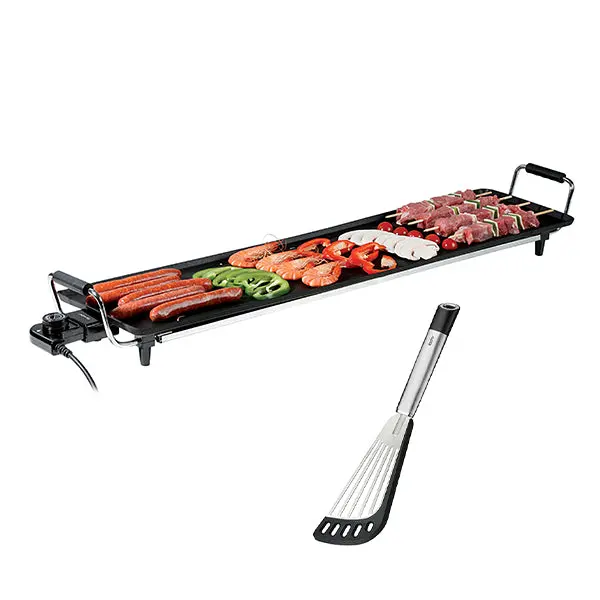90 Cm Teppanyaki Griddle Set – Livoo Dom231 + Gefu Angled Spatula 1