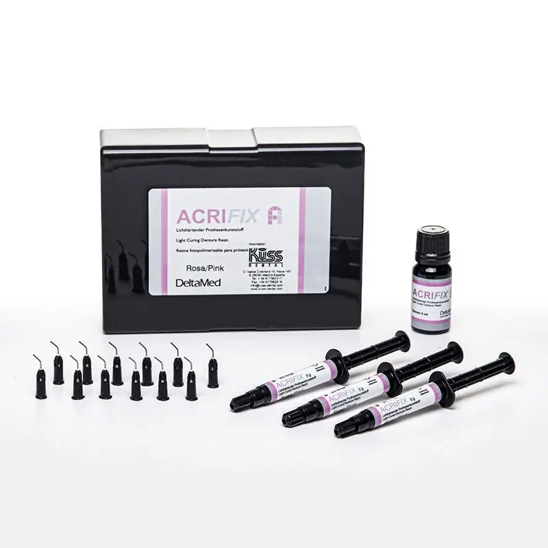 Acrifix Kuss Dental Light-Curing Resin Kit – Syringe-Based System 1