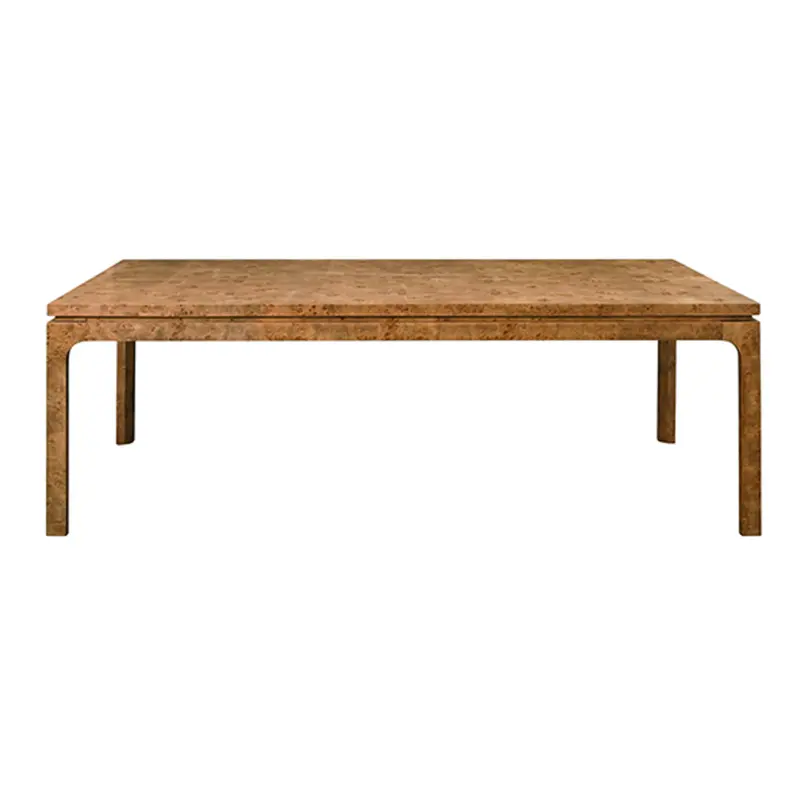 Adams Dark Burlwood 86-Inch Modern Dining Table 1