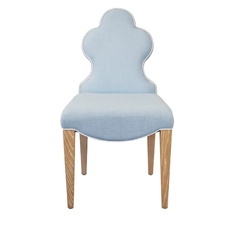 Adelaide Light Blue Upholstered Dining Chair 1