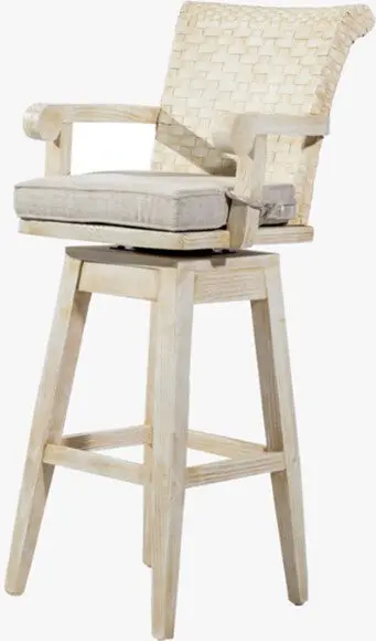 Adjustable Bar Stool – Contemporary High-Back Design 1