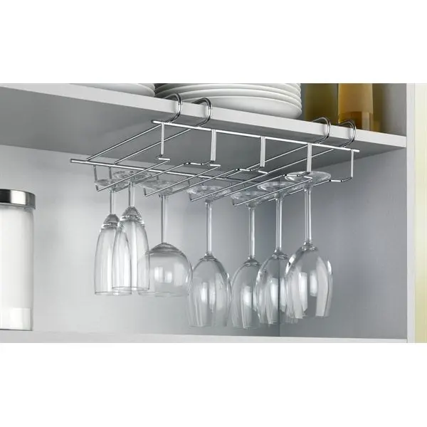 Adjustable Under-Cabinet Or Shelf Glass Rack – Wenko By Maximex 1