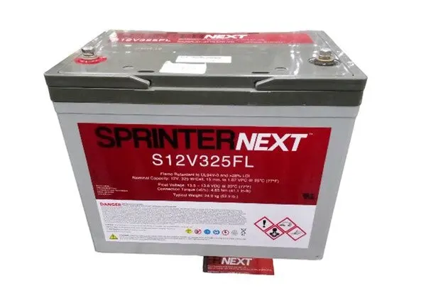 Agm Solar Battery – 12V, 82Ah, Model S12V325Fl 1