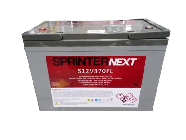 Agm Solar Battery – 12V, 95Ah, Model S12V370Fl 1