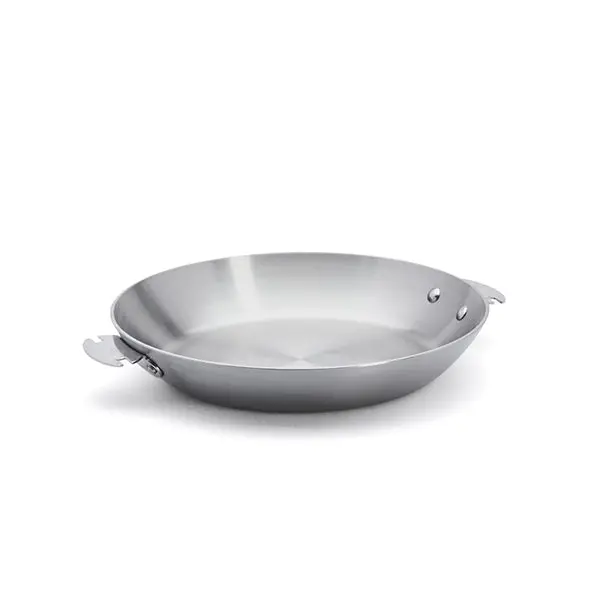 Alchimy Loqy Stainless Steel Frying Pan – 28 Cm, Handle-Free, De Buyer 1