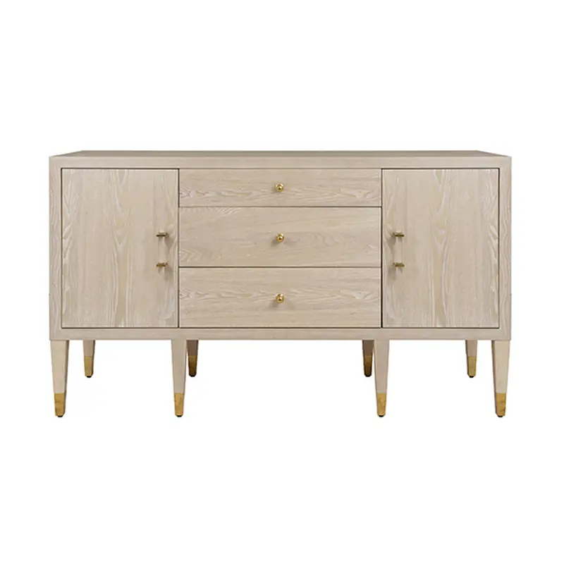 Amherst Cerused Oak Buffet Cabinet 1