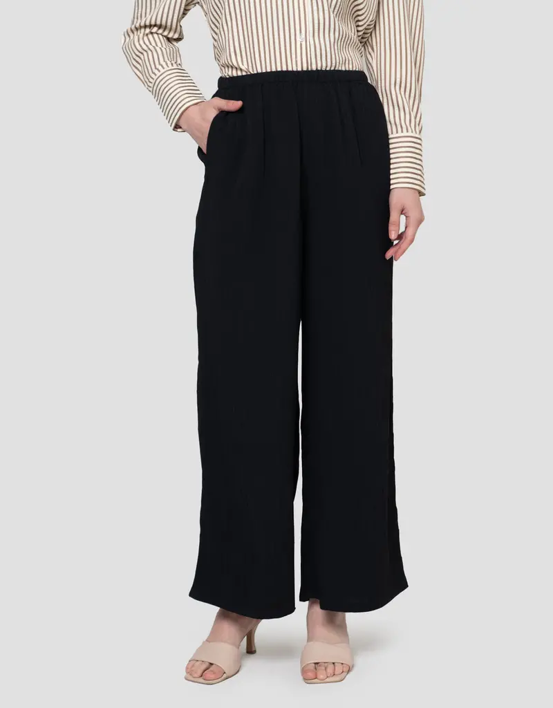 Annisa Textured Women'S Full-Length Pants 1