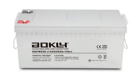 Aokly 12V 200Ah Gel Battery, Deep-Cycle Sealed Lead-Acid 1