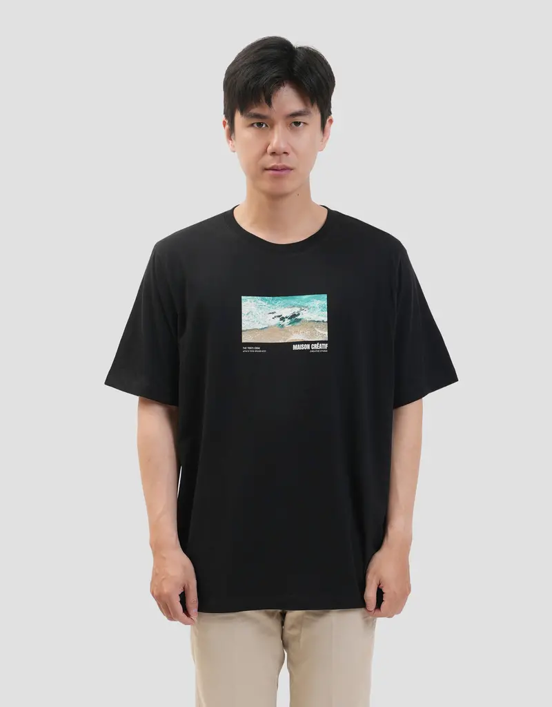 Aos Photoprint Minimalist T-Shirt For Men 1