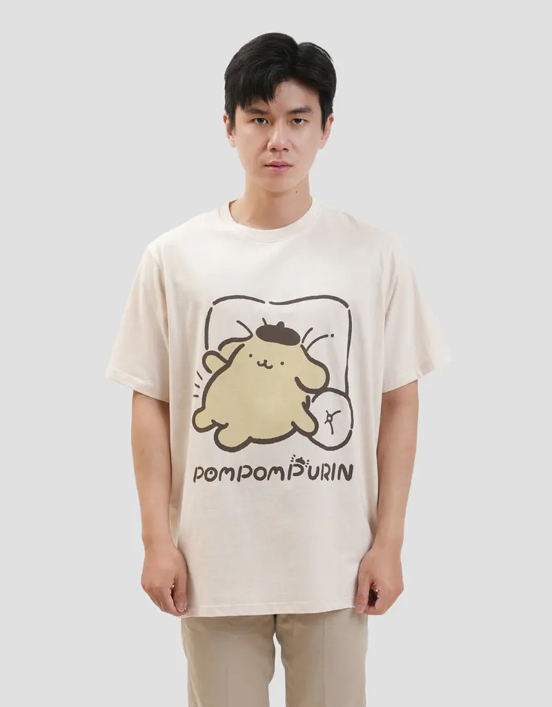 Aos Sanrio & Friends Pompurin Graphic Tee For Men 1